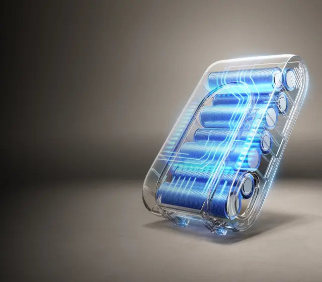8*2500 mAh:n akkua