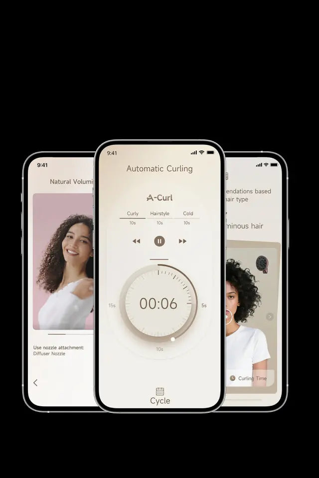 A-Curl™ yhden kosketuksen AI-rutiini