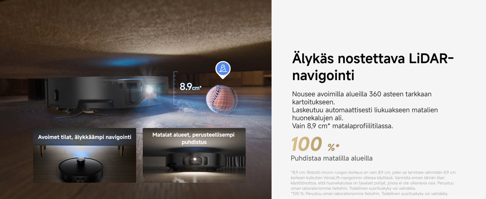 Älykäs nostettava LiDAR-navigointi