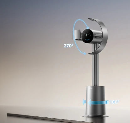 GyroWing™-teknologian 270° spatiaalinen ilmankierto